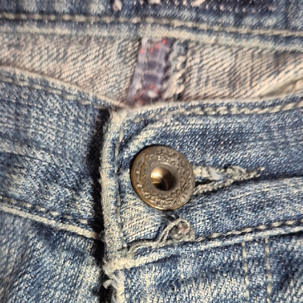 Polo Ralph Lauren Blue Boyfriend Jeans with Red Accents - Picture 13 of 16